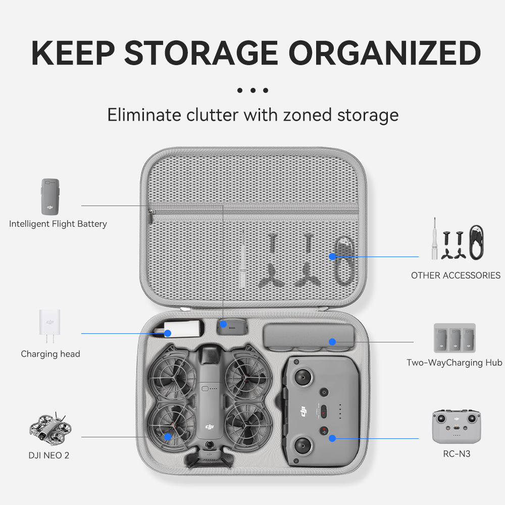 XFJI Travel Organizer Bag for  - Drone Rc N3 review and price