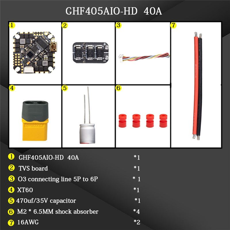 ABTI-GHF405AIO-HD 40A AIO Flig - Drone With Rc 2 review and price