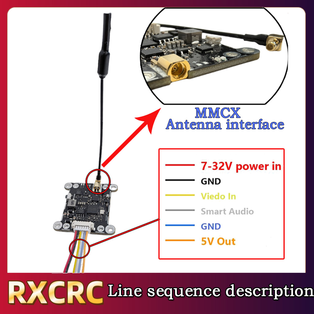 RXCRC 5.8G Module 48CH 1.6W VT - Drone Rc Controller And Receiver review and price