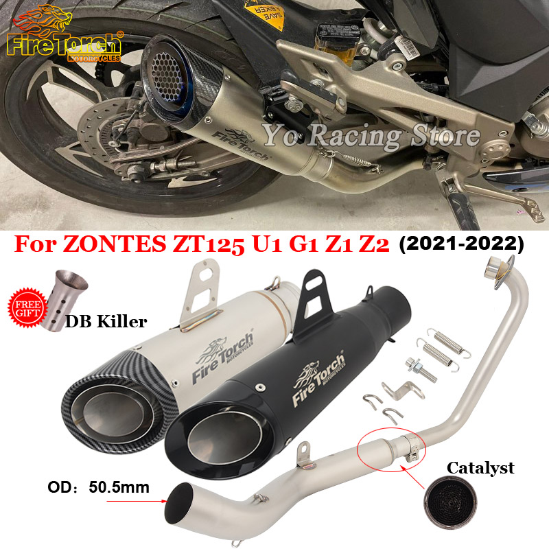 Slip On For Zontes ZT125 U1 G1 - Drone Z1 review and price