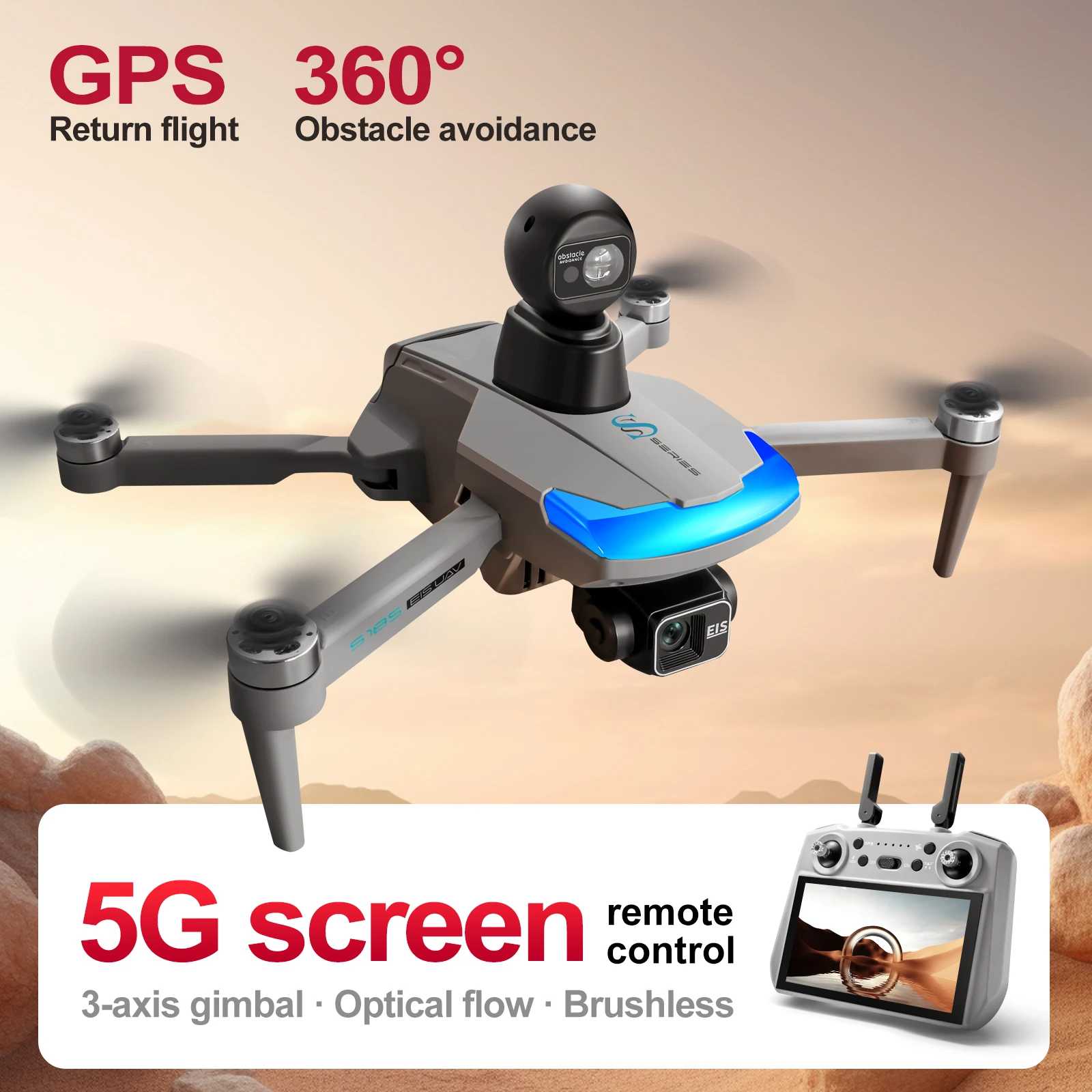 S185 Professional Drone 2.7K H - Drone Gps Rc Tt36 review and price