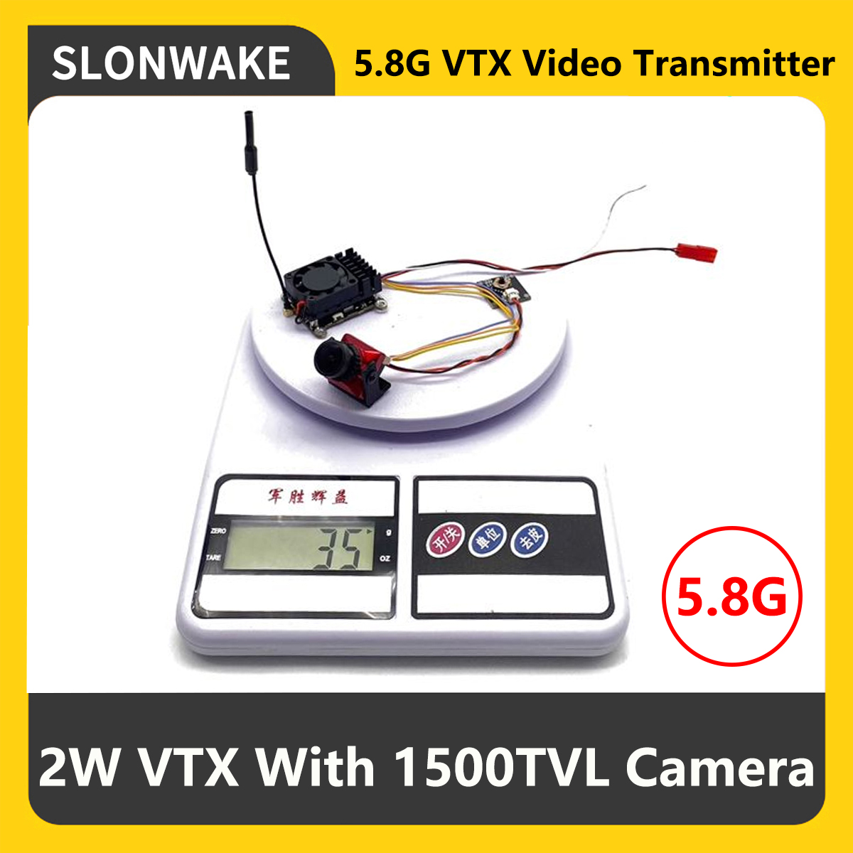 SLONWAKE 5.8G 2000mW FPV VTX T - Drone Rc Controller And Receiver review and price