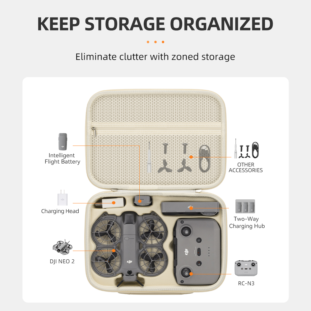 Storage Bag for DJI Neo 2 Fly  - Drone Rc N3 review and price