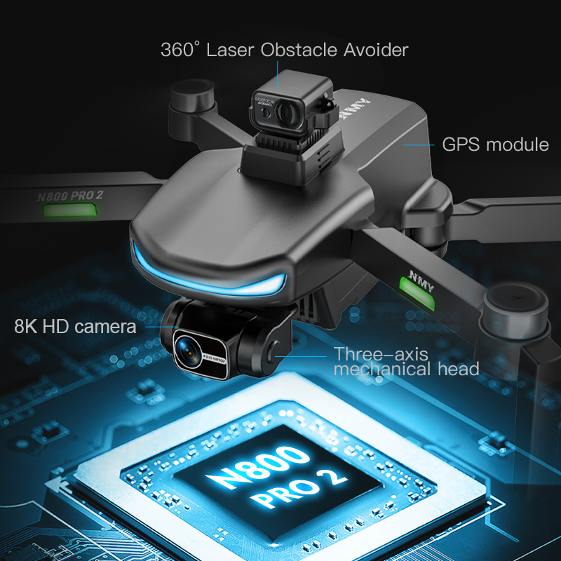 N800 PRO 2 GPS Drone Professio - Drone Gps Rc Tt36 review and price