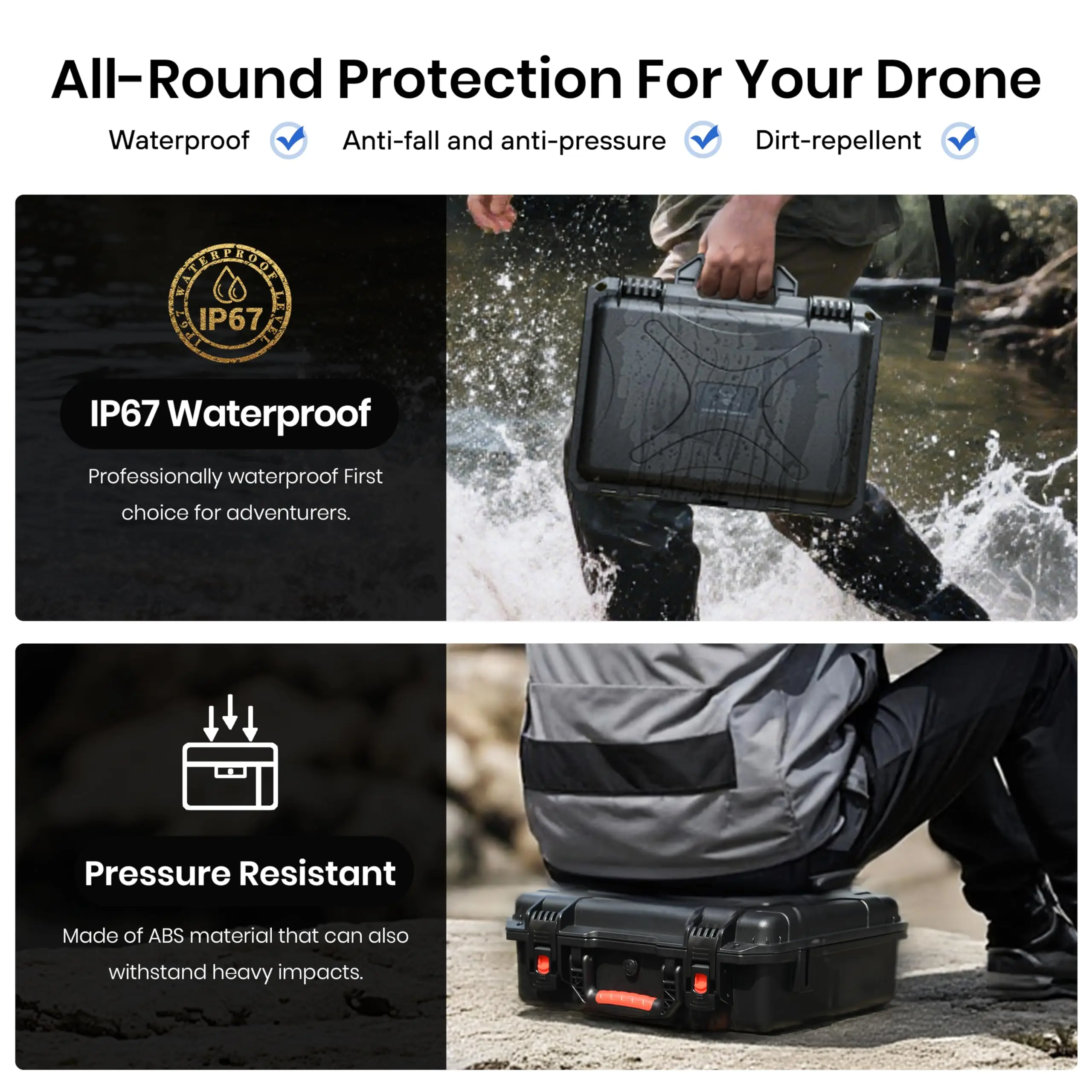 Waterproof Hard Carrying Case  - Drone Dji Rc N3 review and price